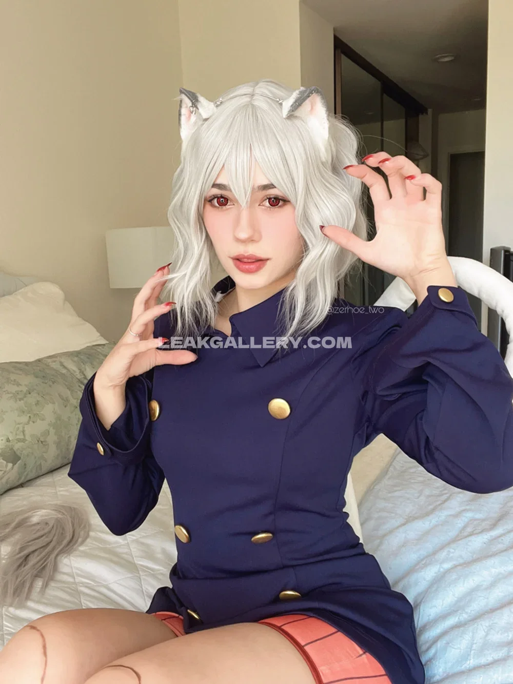 _nineiota Cat Ears School Uniform OnlyFans Photo Leaked