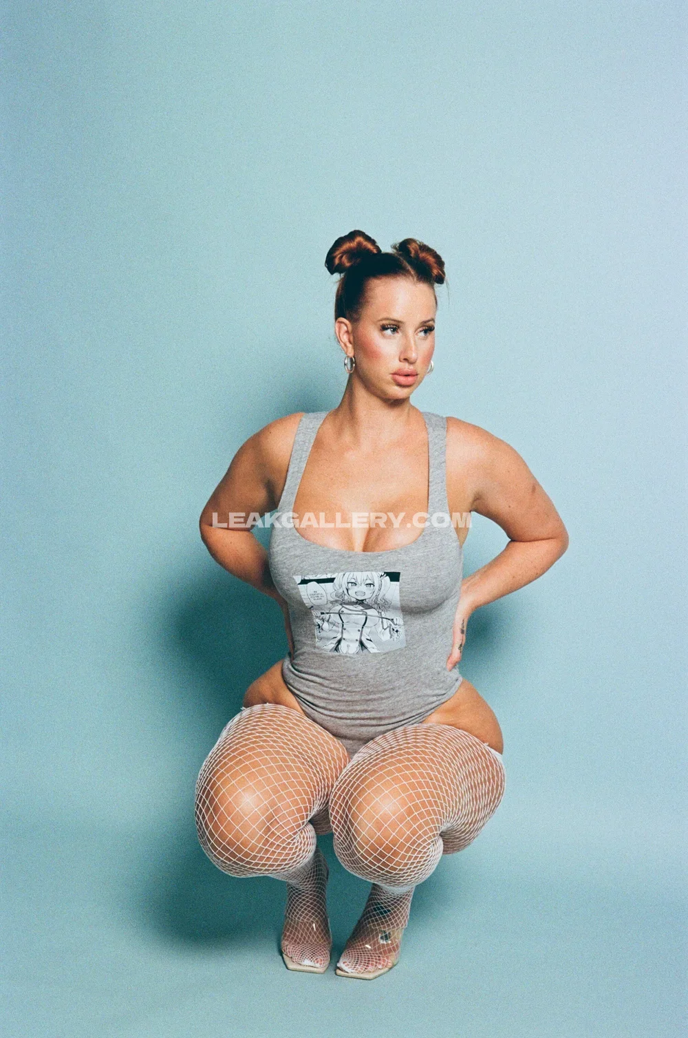 O.st.p Squatting in Fishnets OnlyFans Photo Leaked