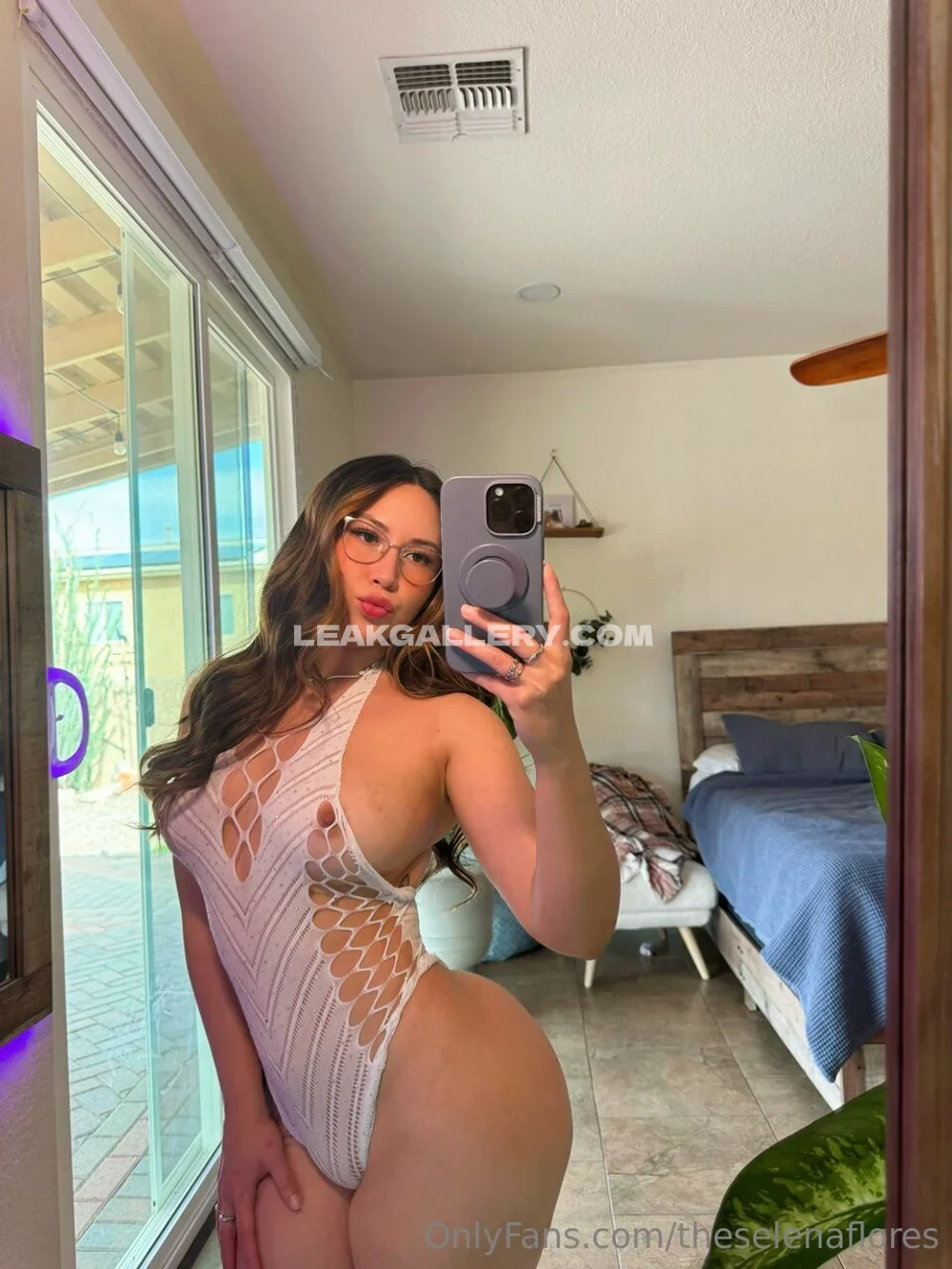 Officialcheekykim See-Through Bodysuit Selfie OnlyFans Photo Leaked