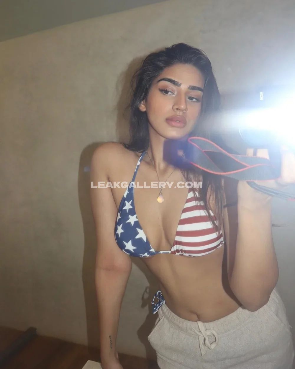 Pakhigadh American Flag Bikini Selfie OnlyFans Photo Leaked