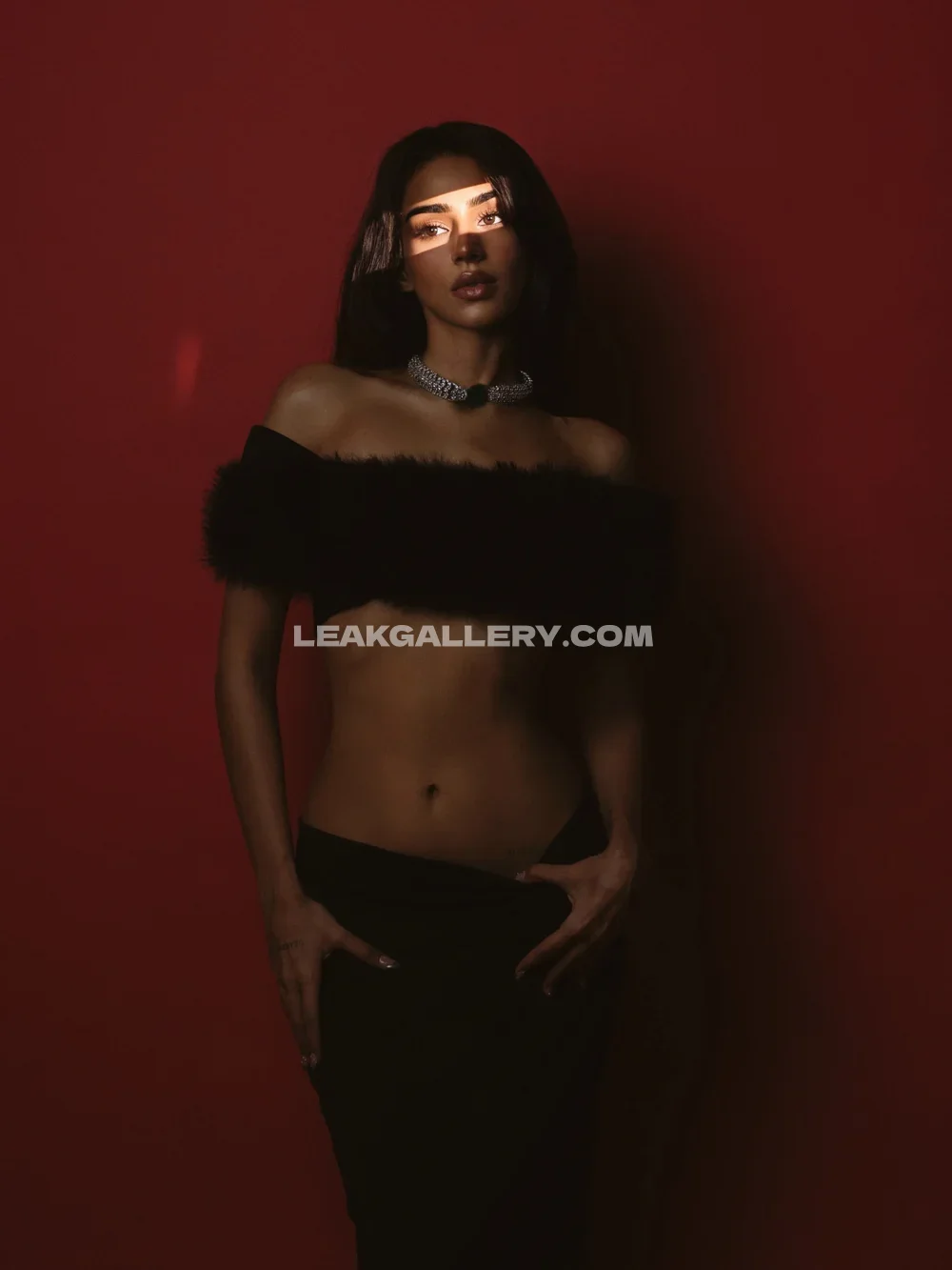 Pakhigadh Off Shoulder Fur Top OnlyFans Photo Leaked