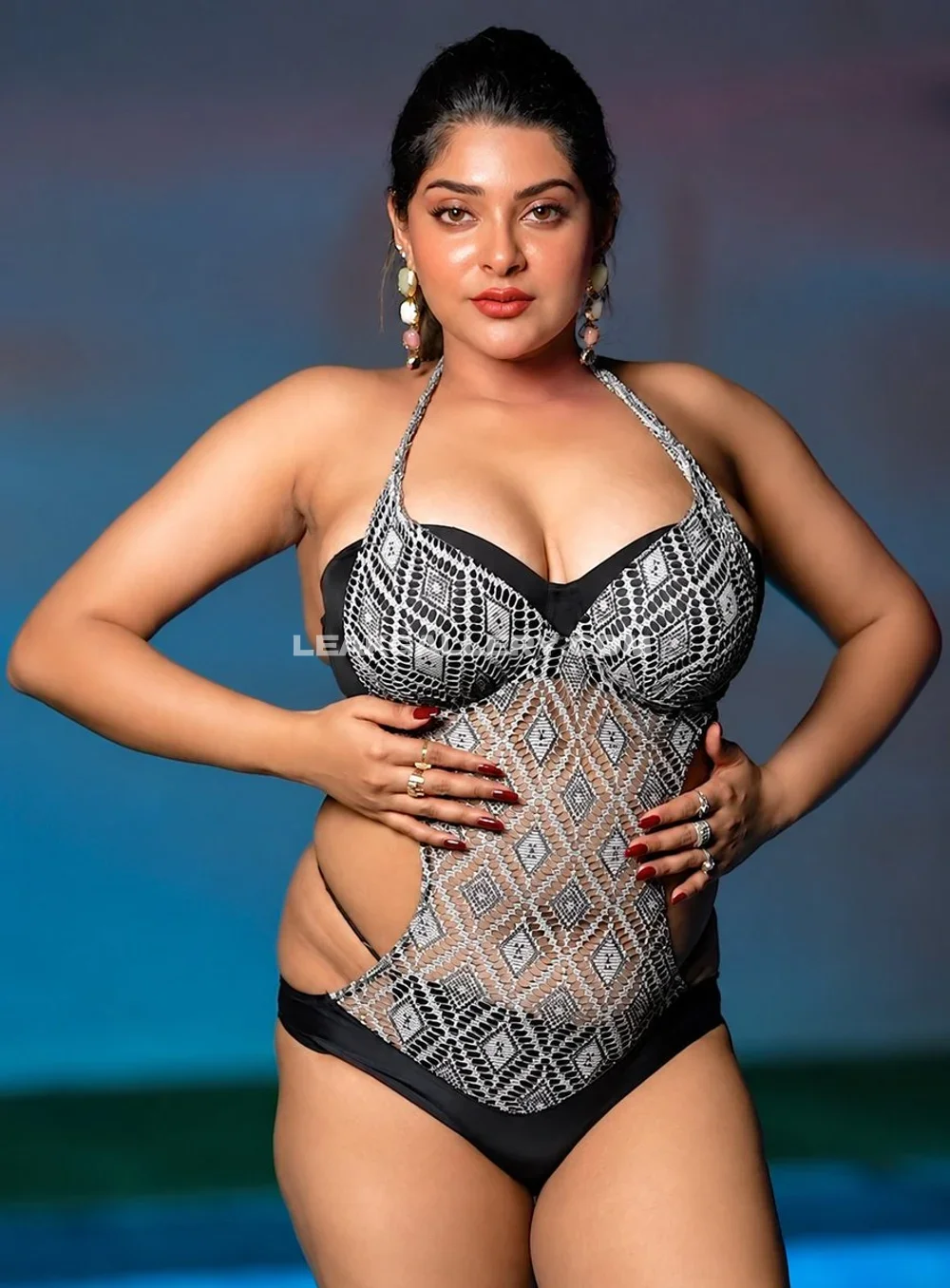 Pakistani_princess Lace Bodysuit Pose OnlyFans Photo Leaked