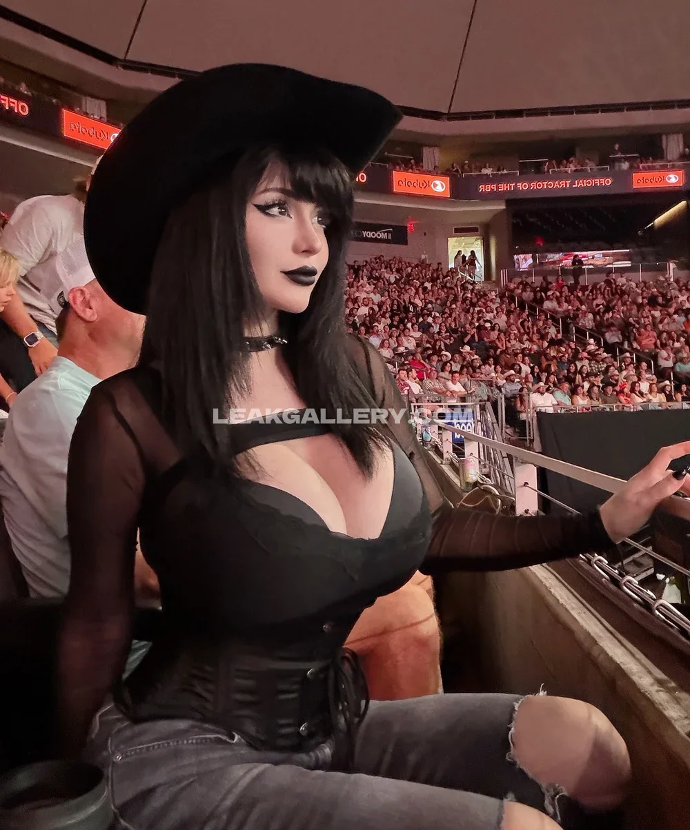 Pink Chyu Black Corset Cowboy Hat OnlyFans Photo Leaked
