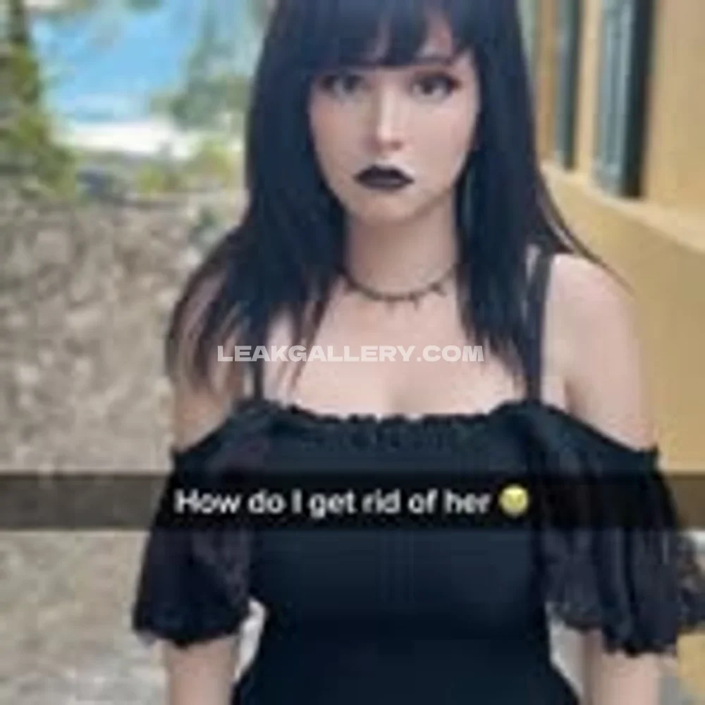 Pink Chyu Black Lipstick Off Shoulder Top OnlyFans Photo Leaked
