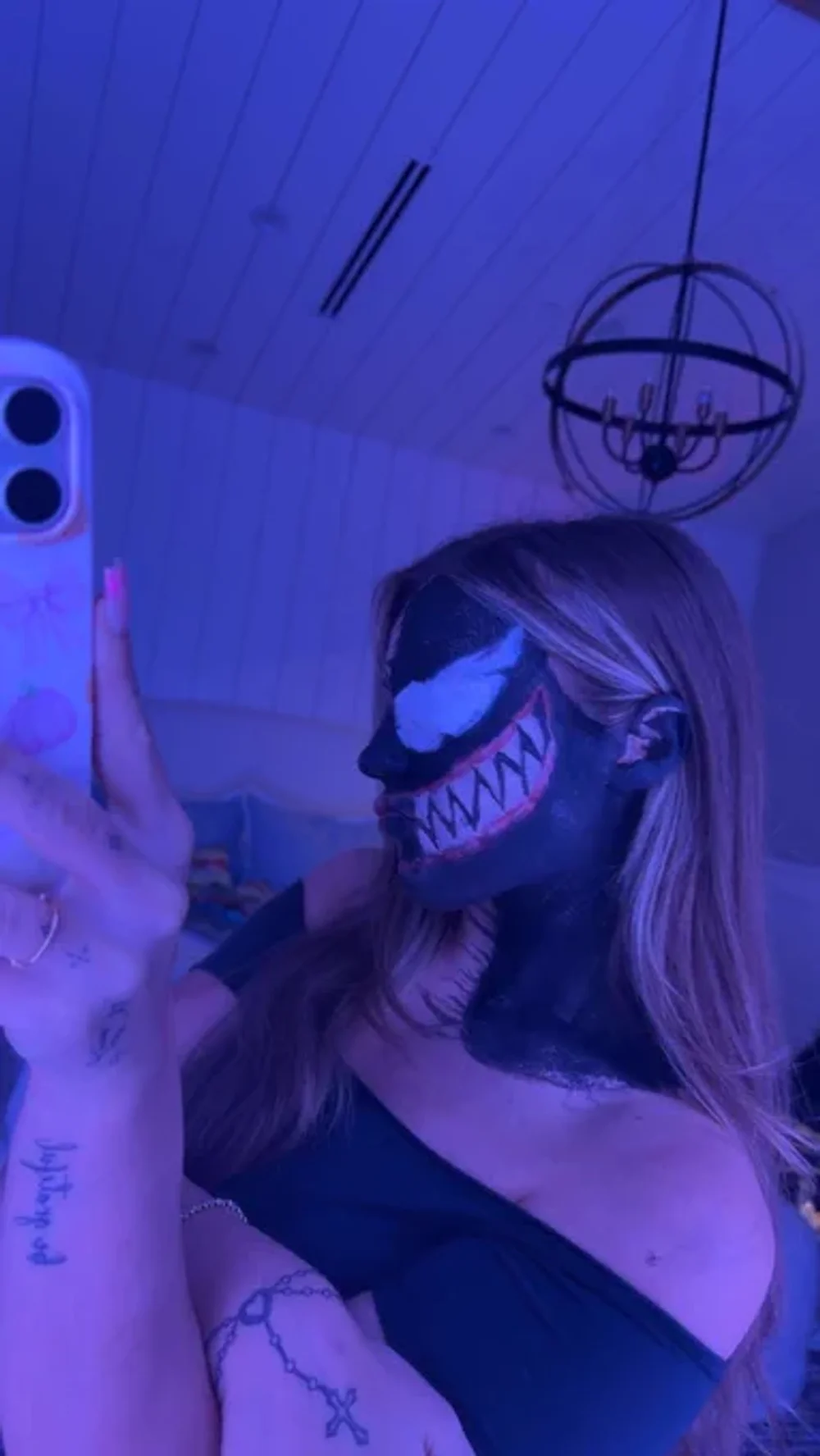 Piper Rockelle Face Paint Selfie OnlyFans Photo Leaked