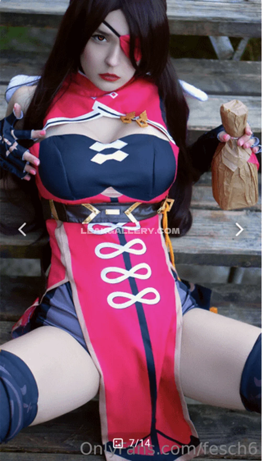 Queenfesch6 Red And Blue Cosplay OnlyFans Photo Leaked