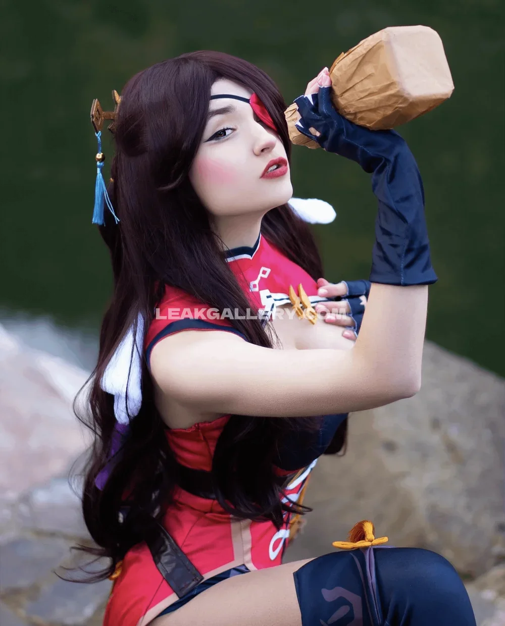 Queenfesch6 Red And Blue Cosplay OnlyFans Photo Leaked