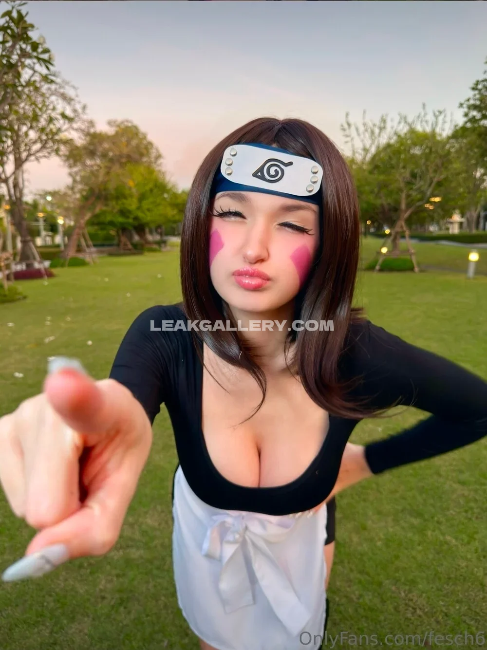 Queenfesch6 Naruto Cosplay Pose OnlyFans Photo Leaked