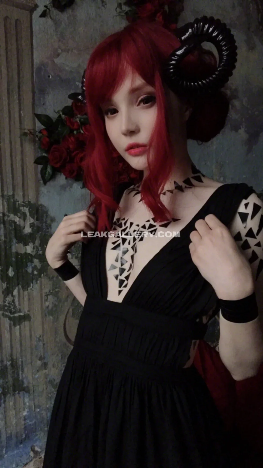 Rocksylight Red Hair Demon Cosplay OnlyFans Photo Leaked