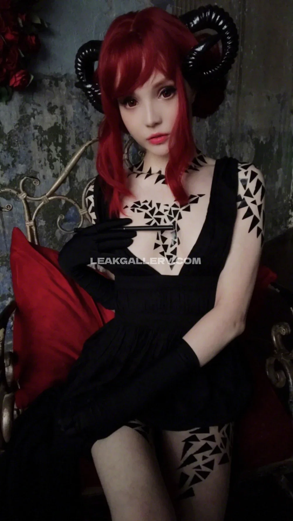 Rocksylight Red Hair Demon Cosplay OnlyFans Photo Leaked