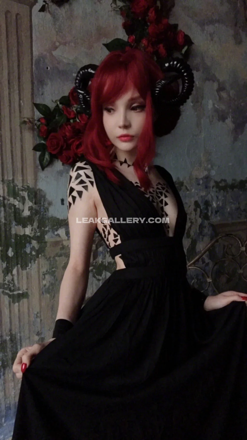 Rocksylight Red Hair Demon Cosplay OnlyFans Photo Leaked