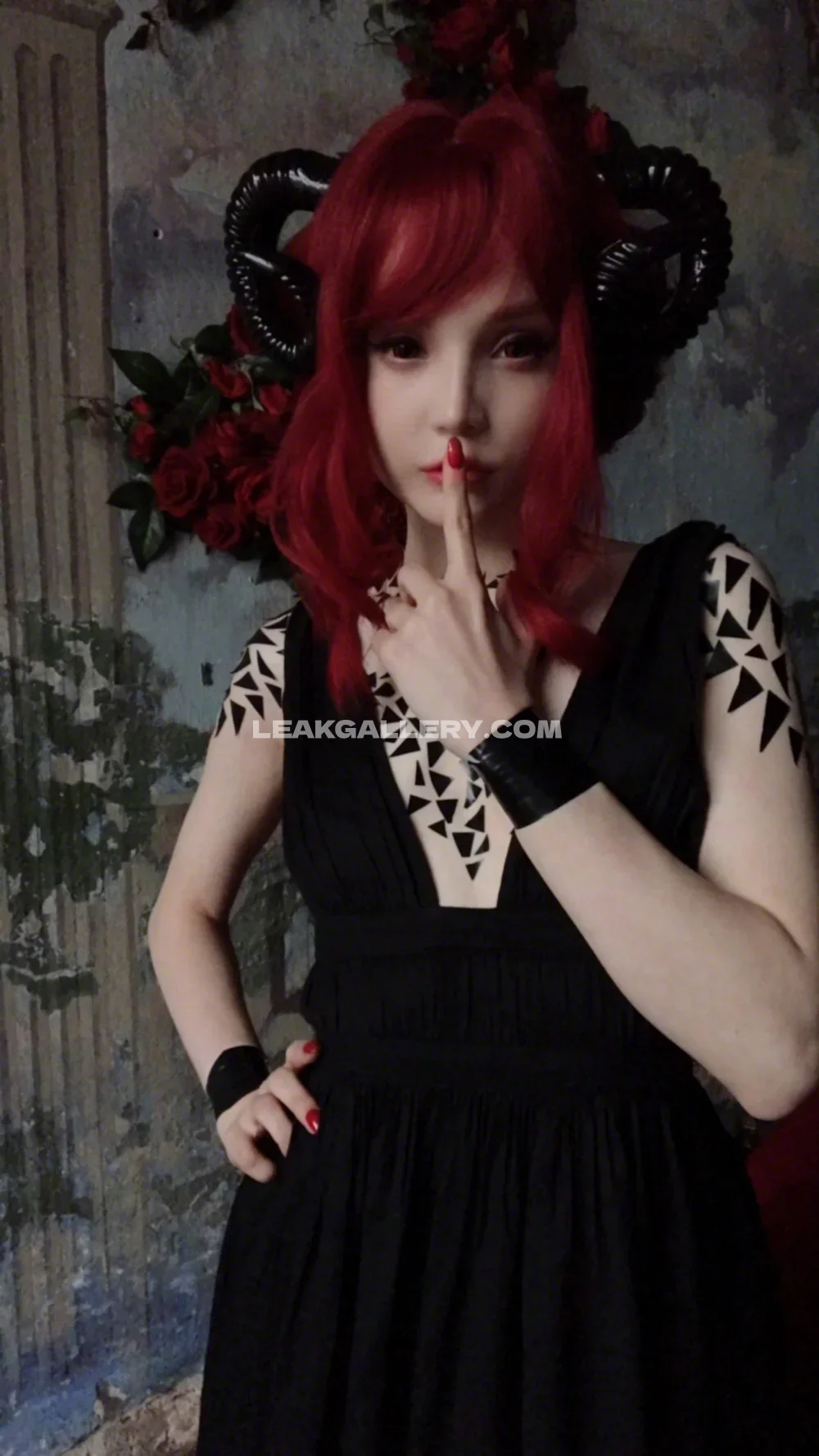 Rocksylight Red Hair Demon Cosplay OnlyFans Photo Leaked