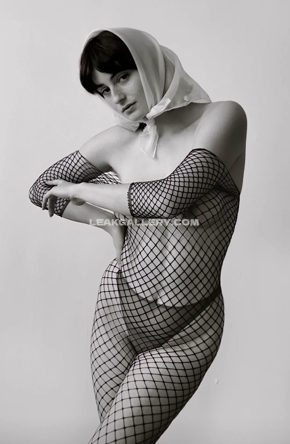 Romyreiner Fishnet Bodysuit Pose OnlyFans Photo Leaked