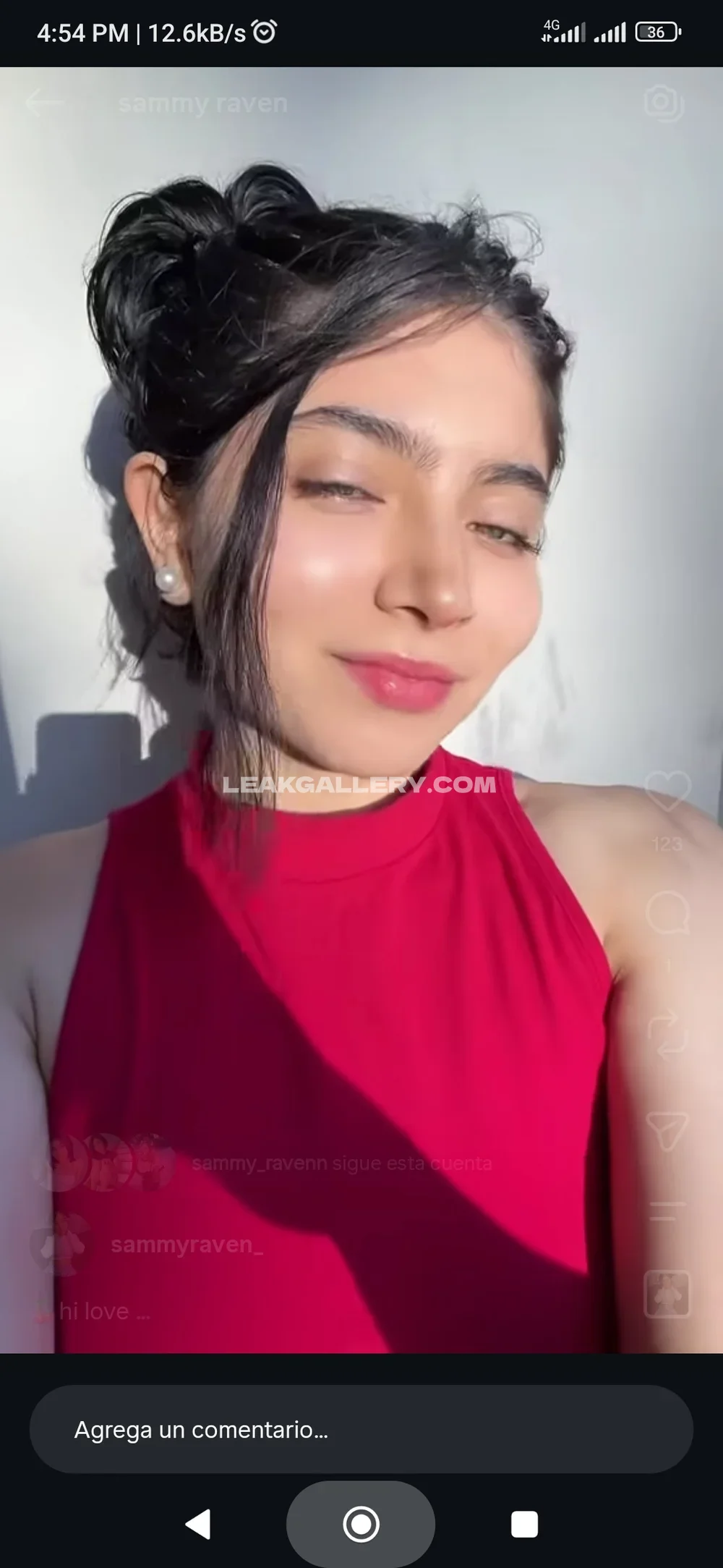 Samm_ravenn Red Halter Top Tease OnlyFans Photo Leaked