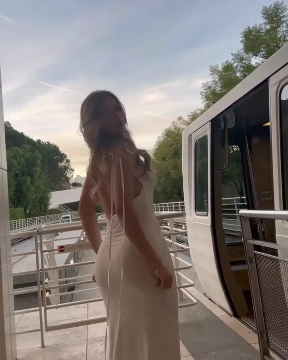 Sava Schultz Backless White Dress Pose OnlyFans Video Leaked