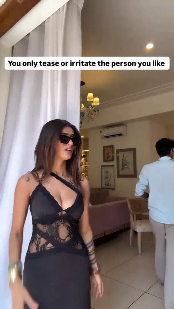 Shambhavi1997 Sheer Black Lace Tease OnlyFans Video Leaked