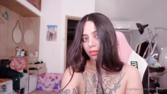 Sherryshen Tattooed Topless Selfie OnlyFans Video Leaked