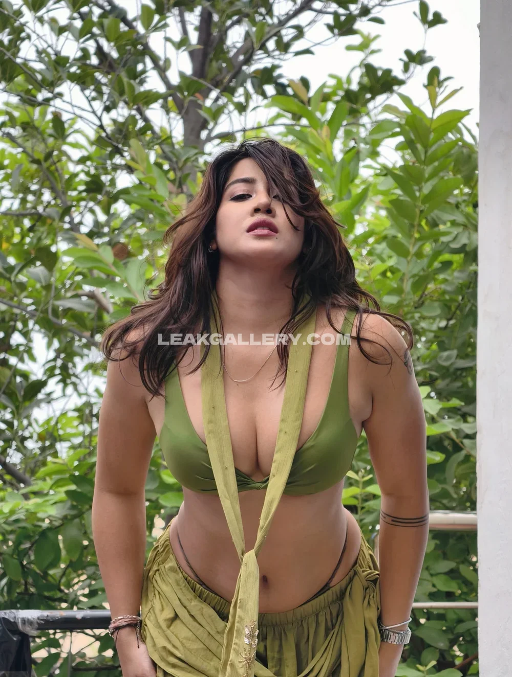 Sofia9__official Green Bikini Top Tease OnlyFans Photo Leaked