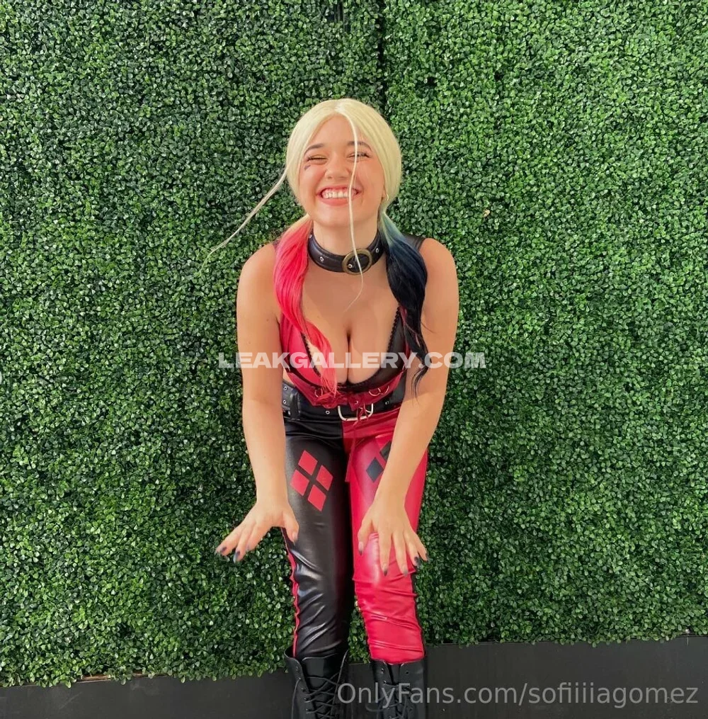 Sofia Gomez Harley Quinn Cosplay Pose OnlyFans Photo Leaked
