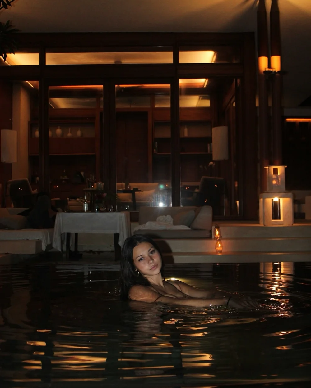 Sophie Rain Poolside Nude Soak OnlyFans Photo Leaked