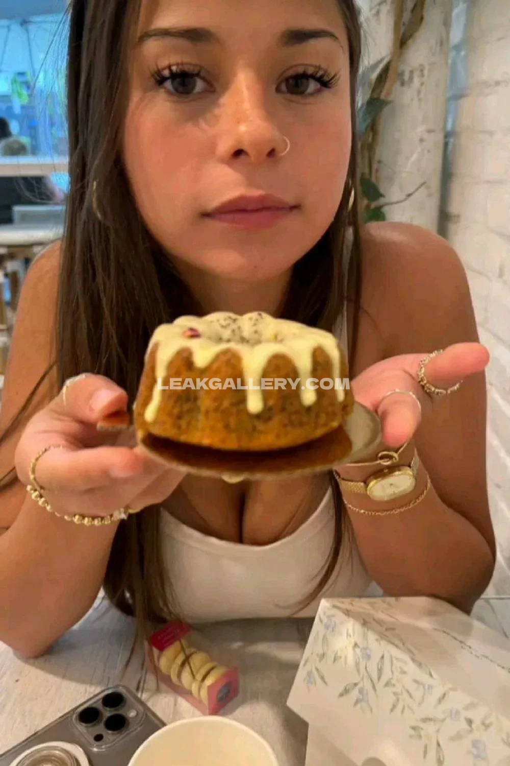 Sophie Rain Low Cut Top Tease OnlyFans Photo Leaked
