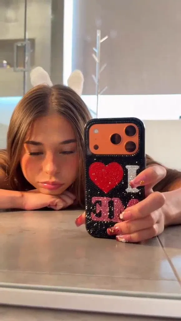 Sophie Rain Bunny Ears Mirror Selfie OnlyFans Video Leaked