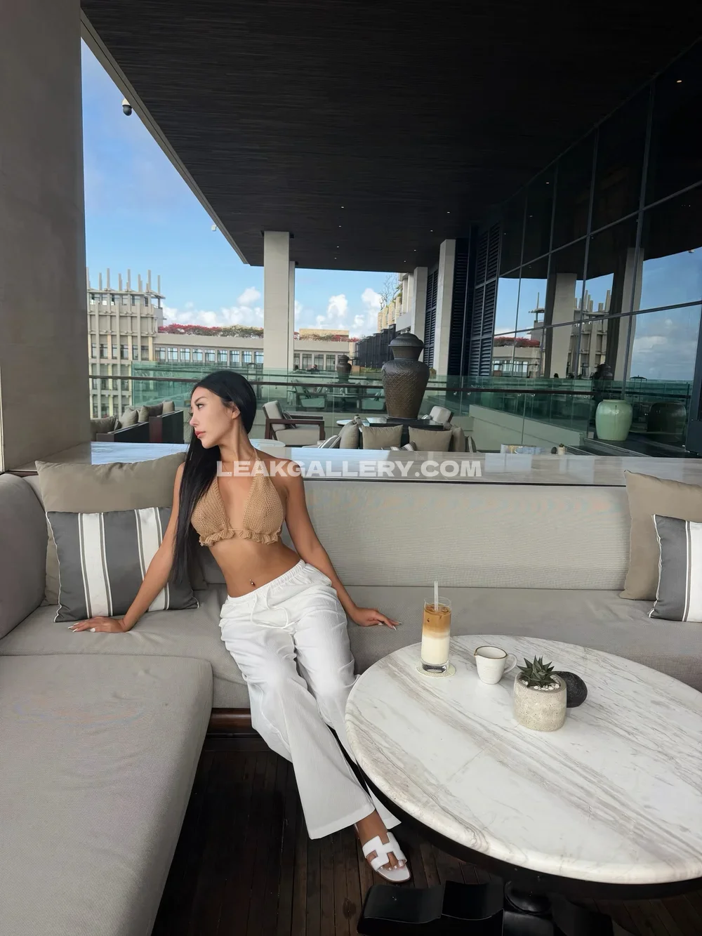 Stephchoi Bikini Top Lounging OnlyFans Photo Leaked