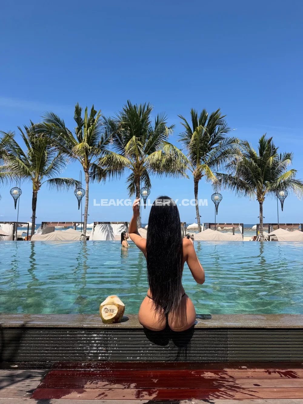 Stephchoi Naked Ass Poolside OnlyFans Photo Leaked