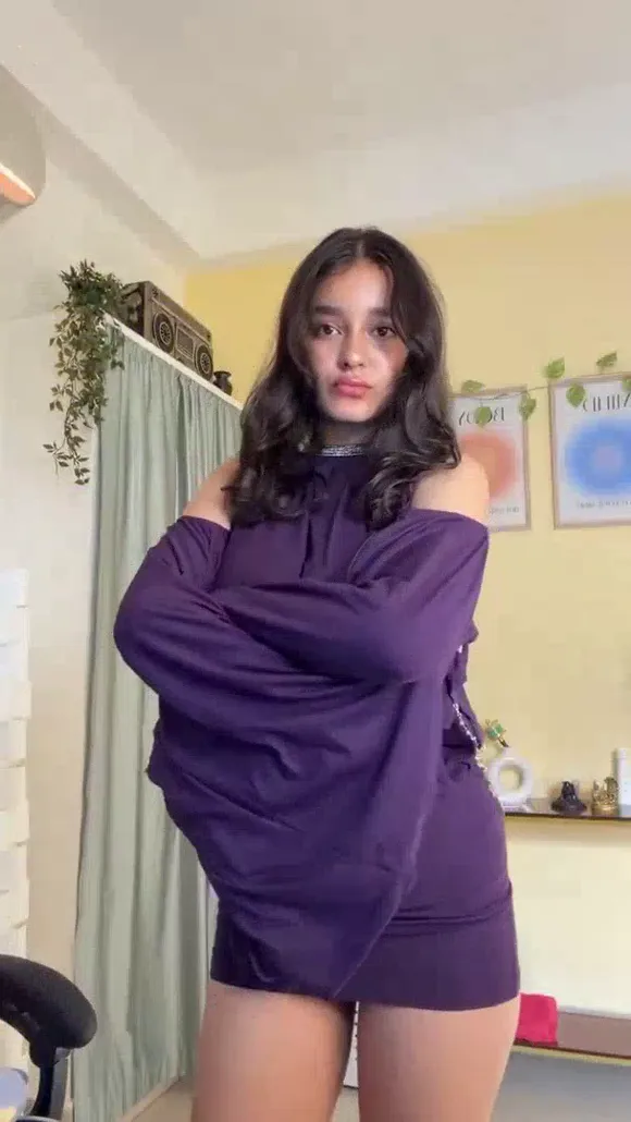 Subhasly Backless Purple Dress Reveal OnlyFans Video Leaked