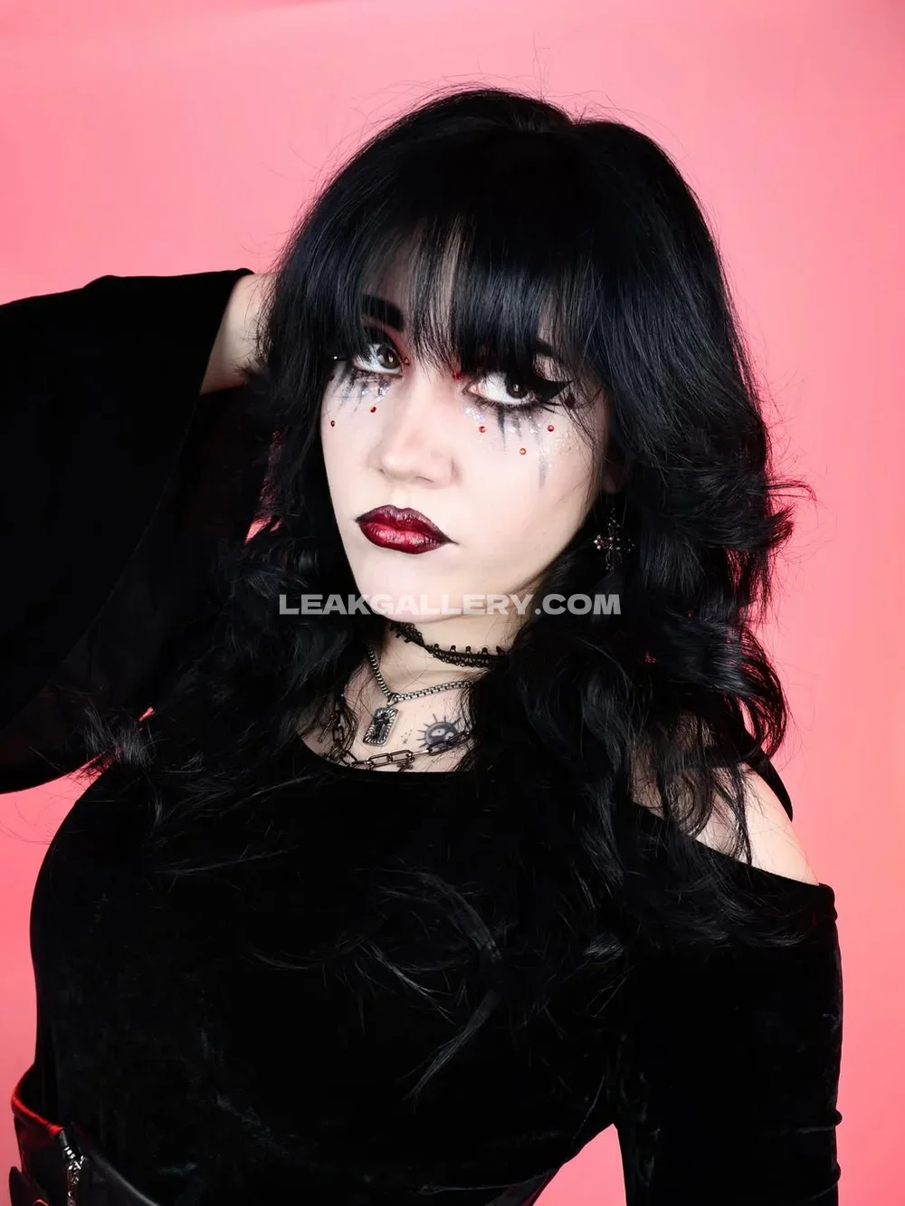Swaggycucumber Gothic Makeup Portrait OnlyFans Photo Leaked