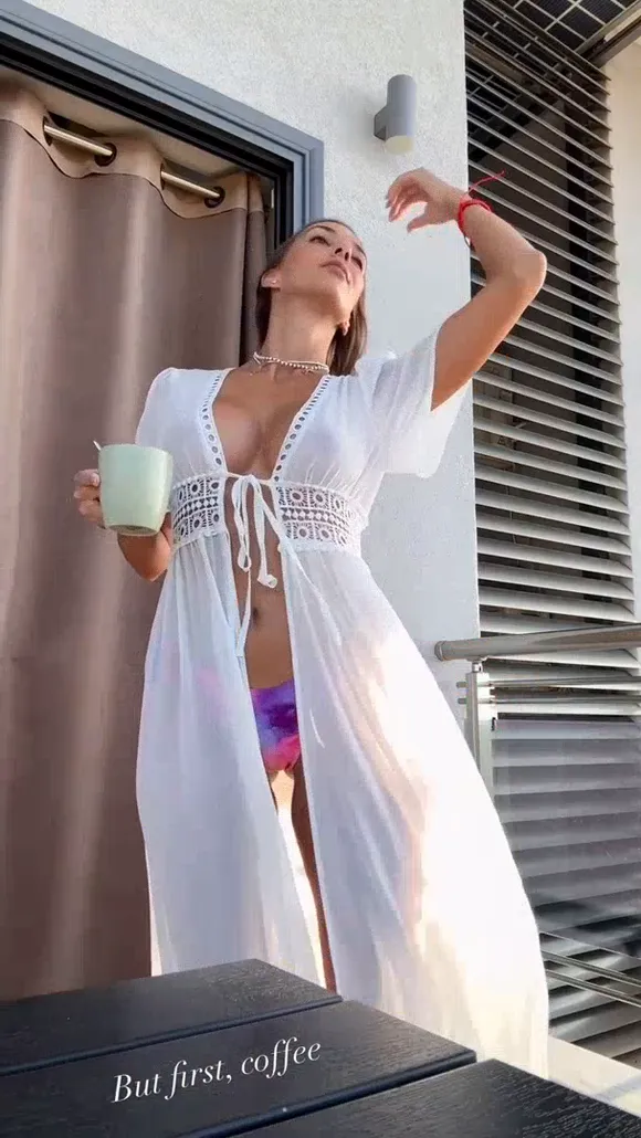 Sweet_bunnyxxx Sheer Robe Over Bikini OnlyFans Video Leaked