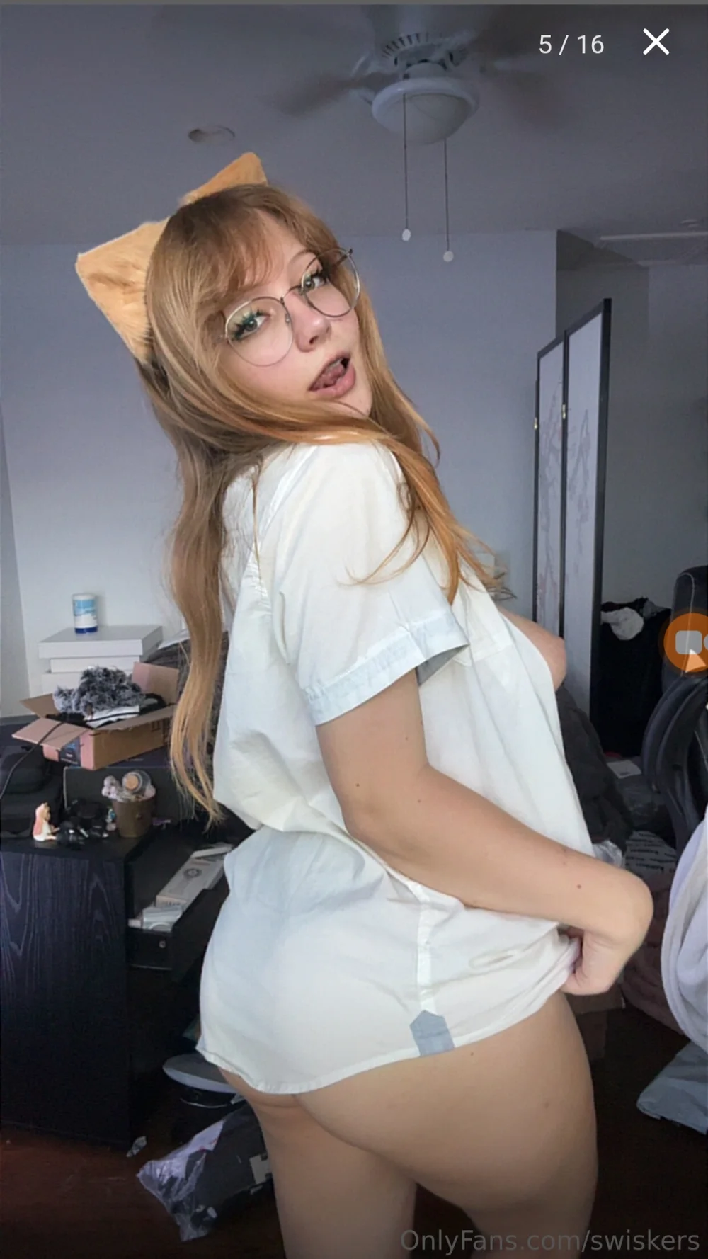 Swiskers... White Shirt Ass Twerk OnlyFans Photo Leaked
