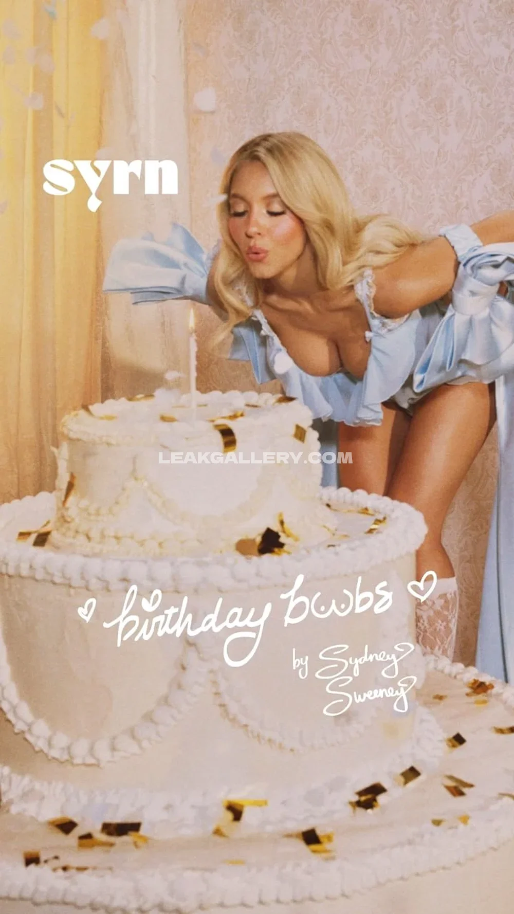Sydney Sweeney Birthday Cake Blowout OnlyFans Photo Leaked