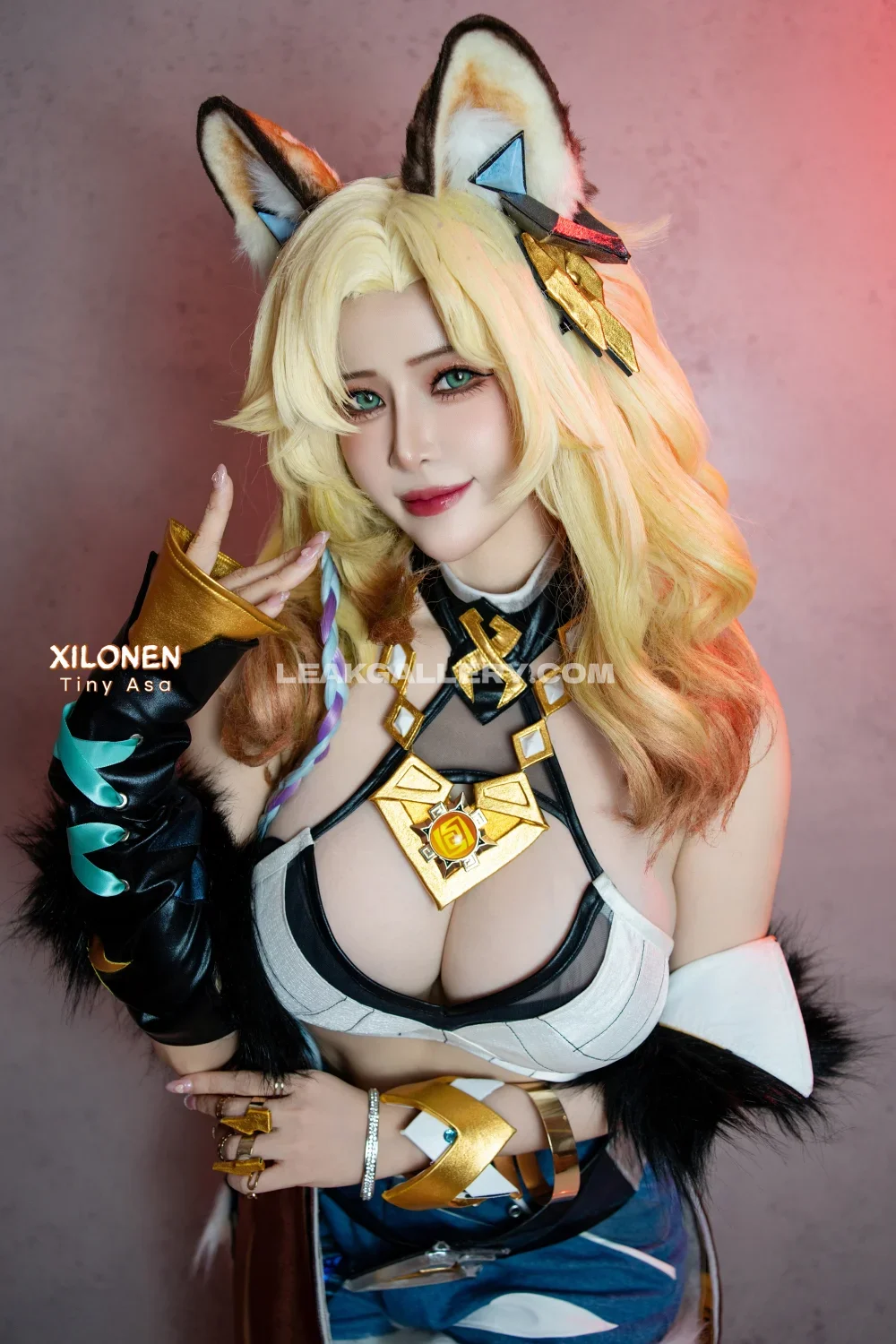 Tiny.asa Fox Ears Cosplay Pose OnlyFans Photo Leaked
