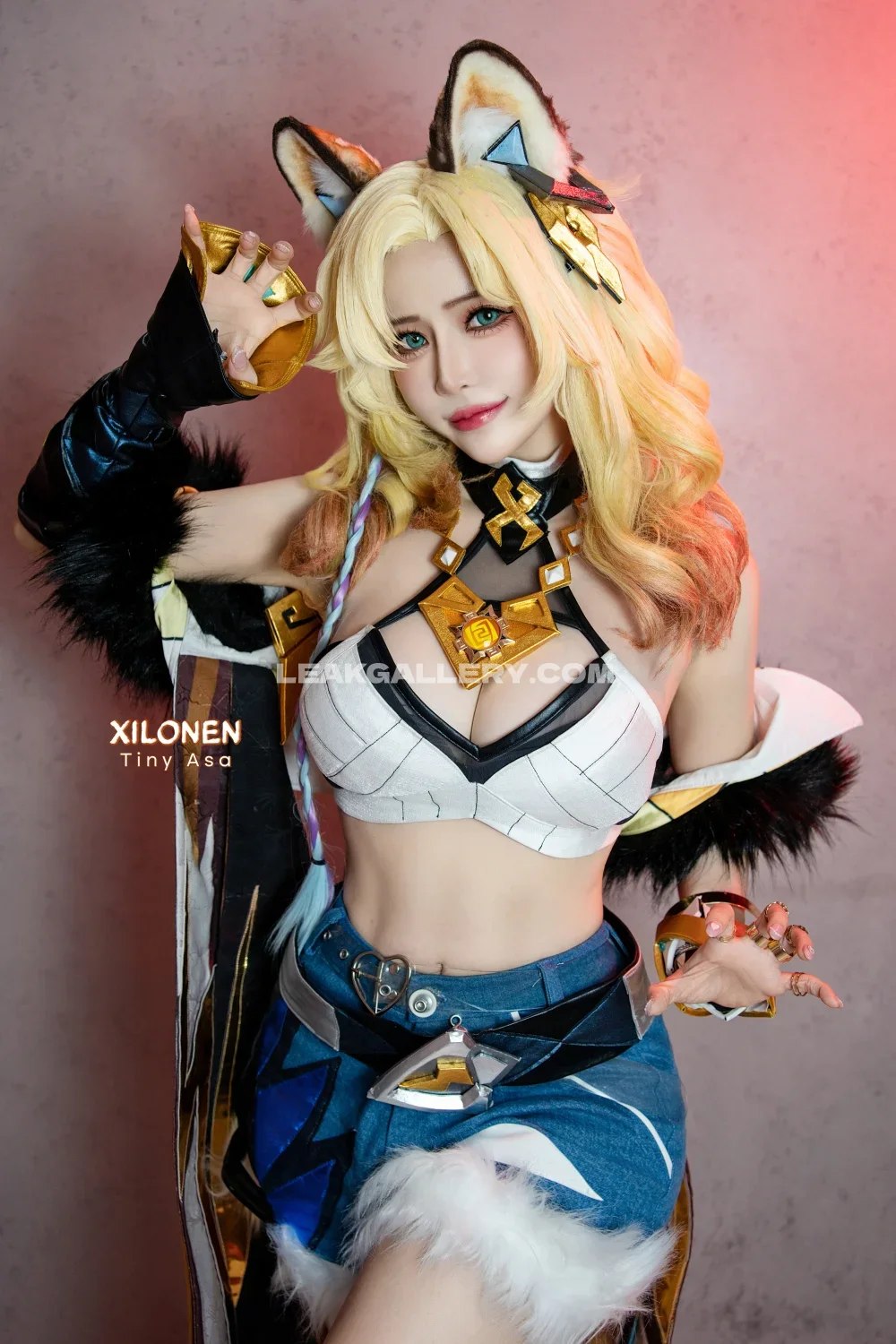 Tiny.asa Fox Ear Cosplay Pose OnlyFans Photo Leaked