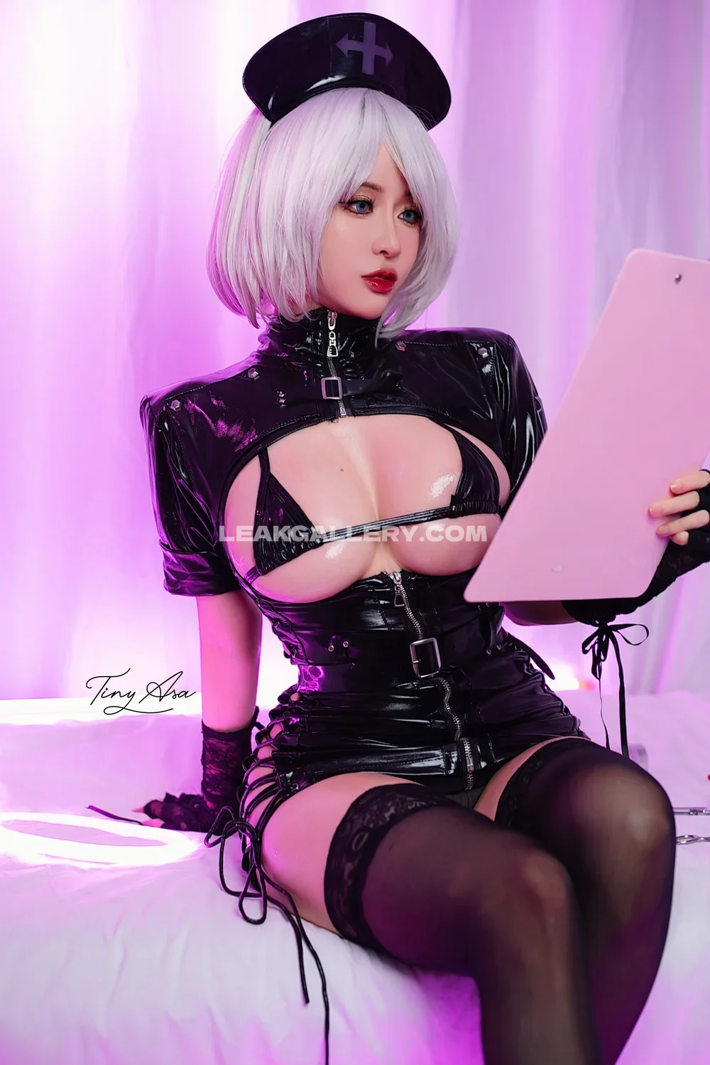 Tiny.asa Nurse Outfit Boobs Display OnlyFans Photo Leaked