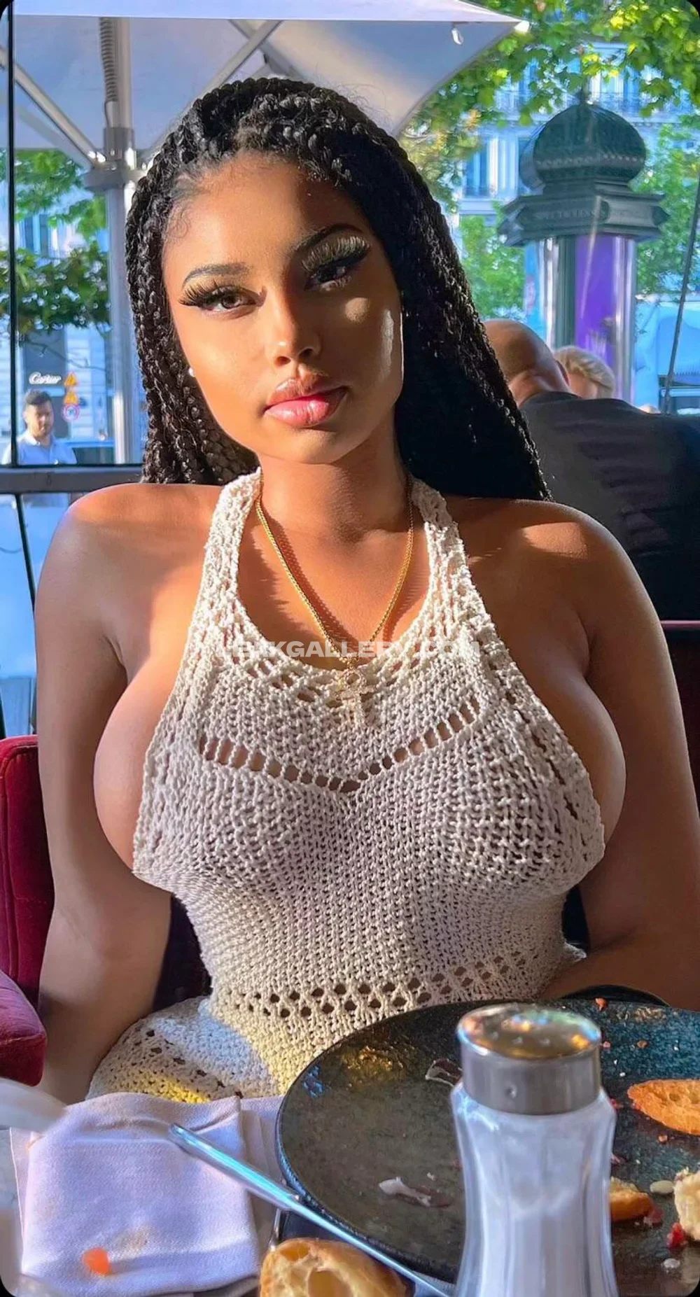 Tootatis Crochet Top Outdoor Pose OnlyFans Photo Leaked