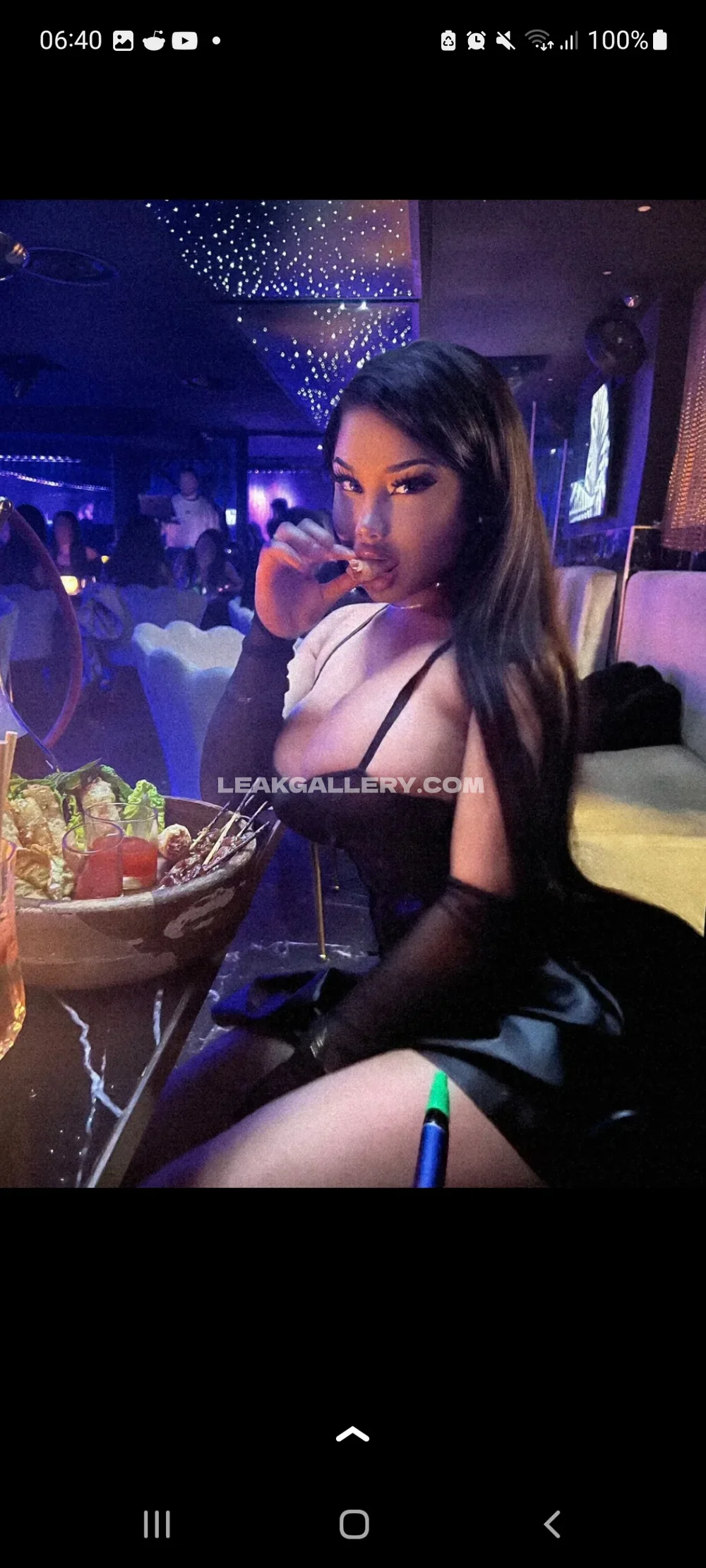 Tootatis Black Lingerie Pose OnlyFans Photo Leaked