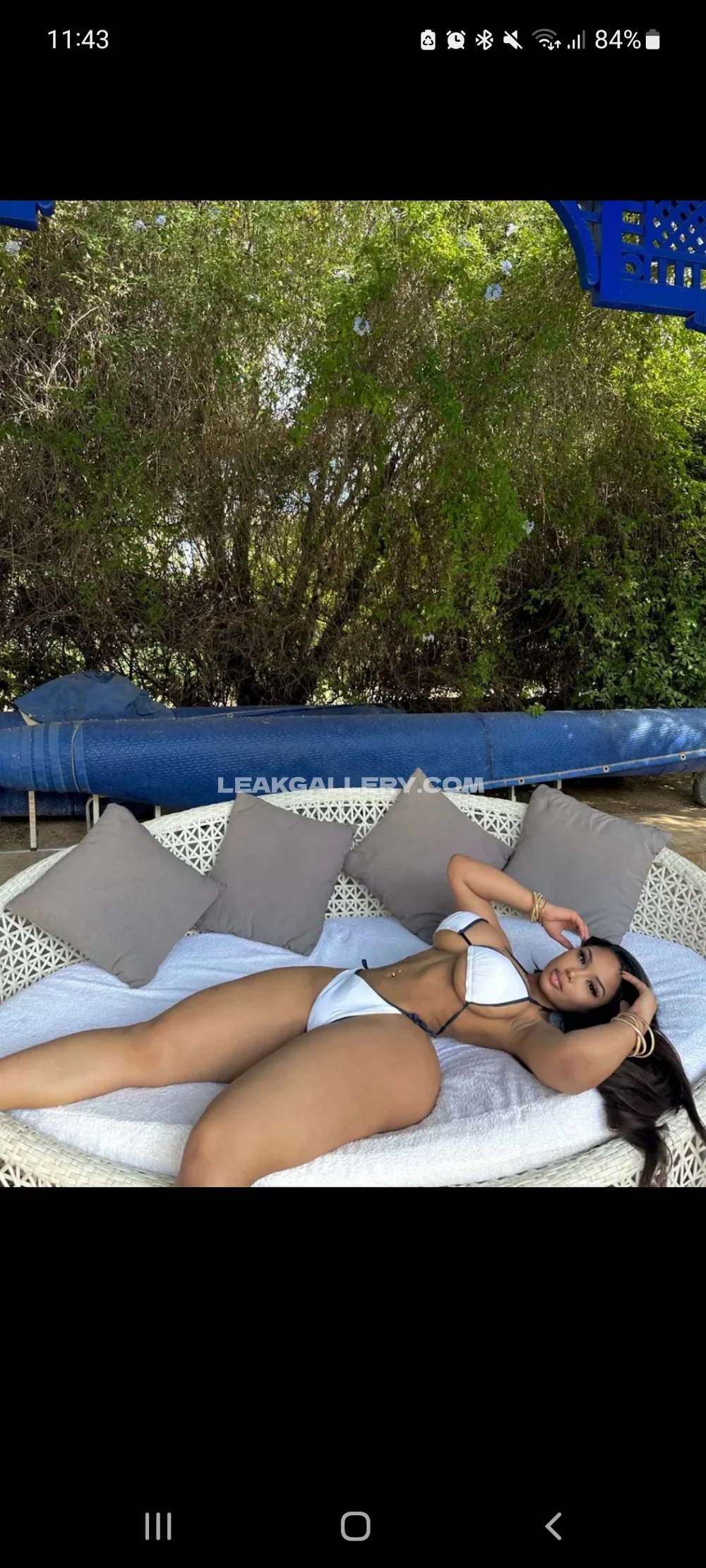 Tootatis White Bikini Lounging OnlyFans Photo Leaked