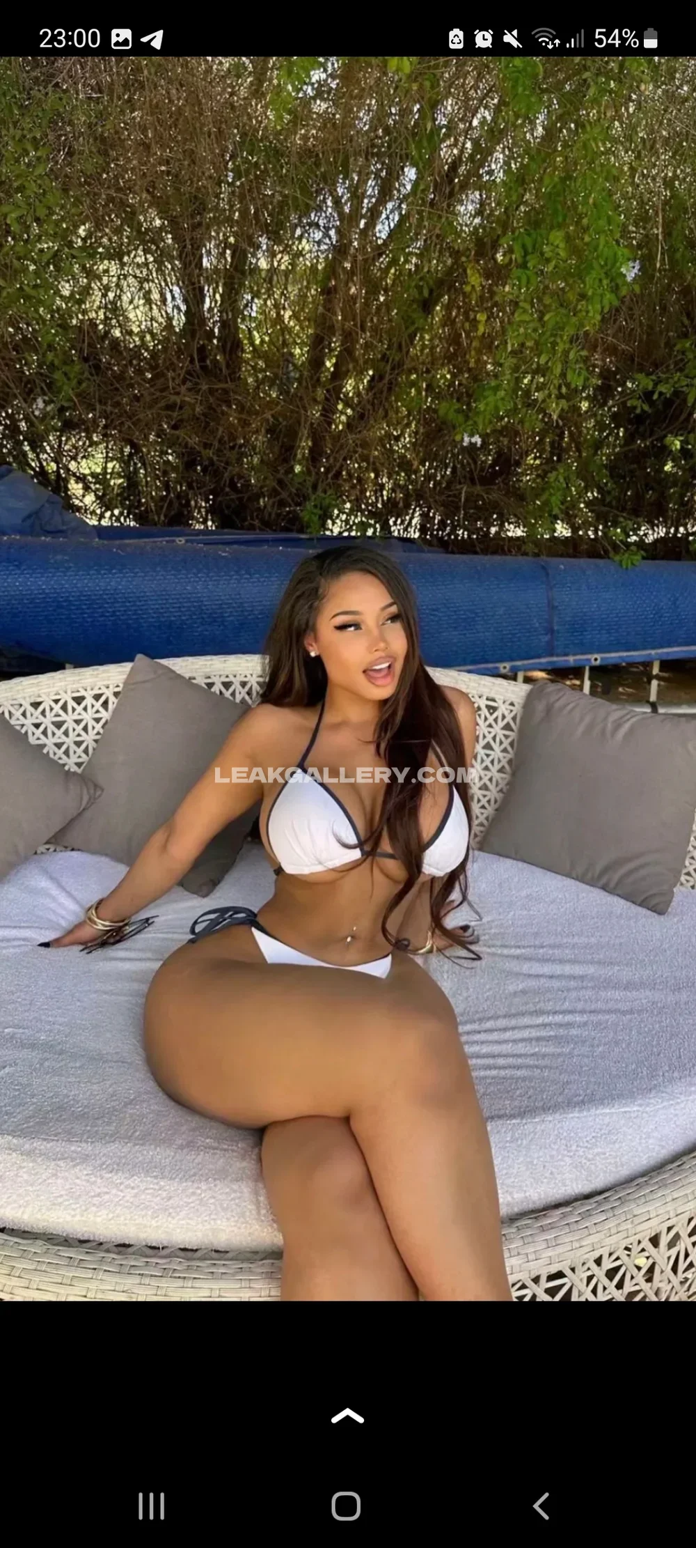 Tootatis White Bikini Outdoor Pose OnlyFans Photo Leaked