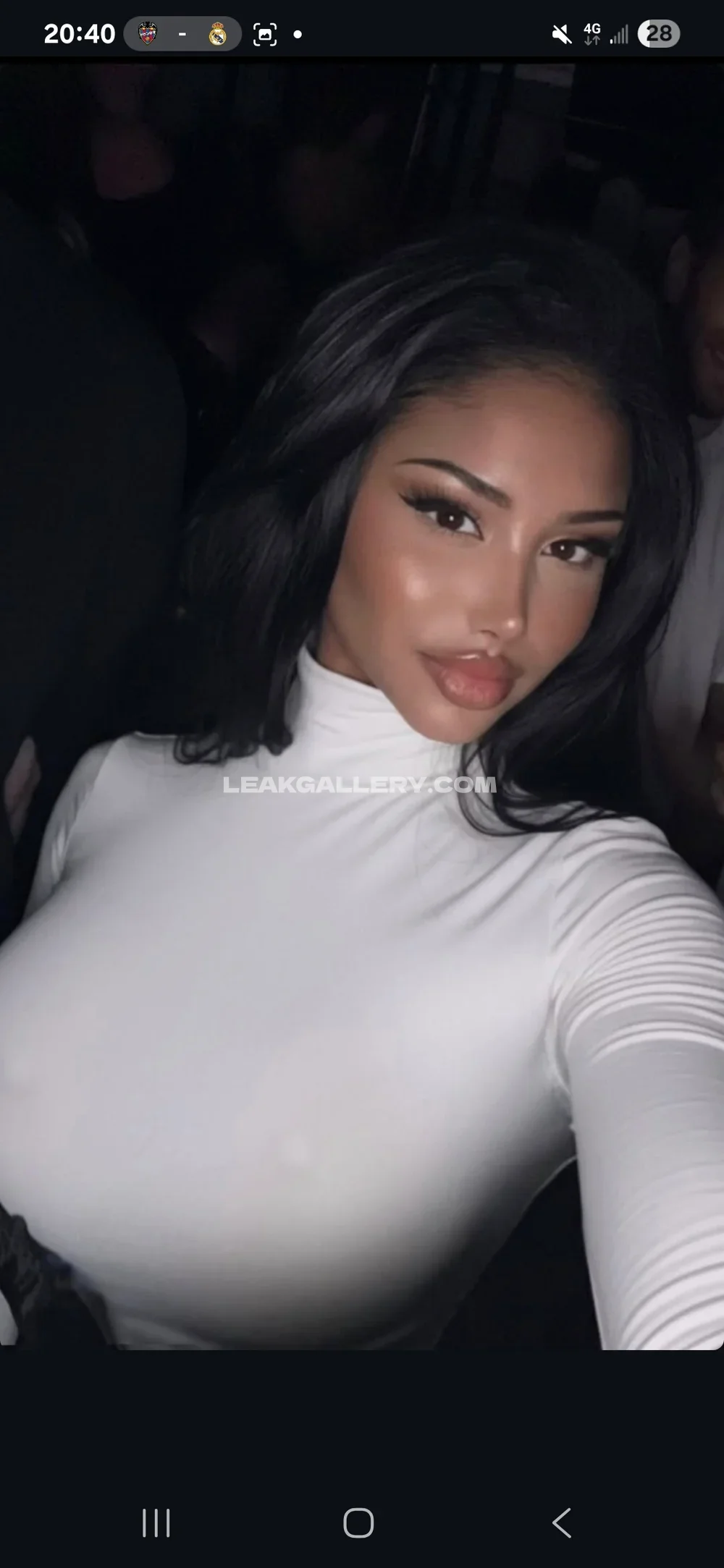 Tootatis White Turtleneck Selfie OnlyFans Photo Leaked