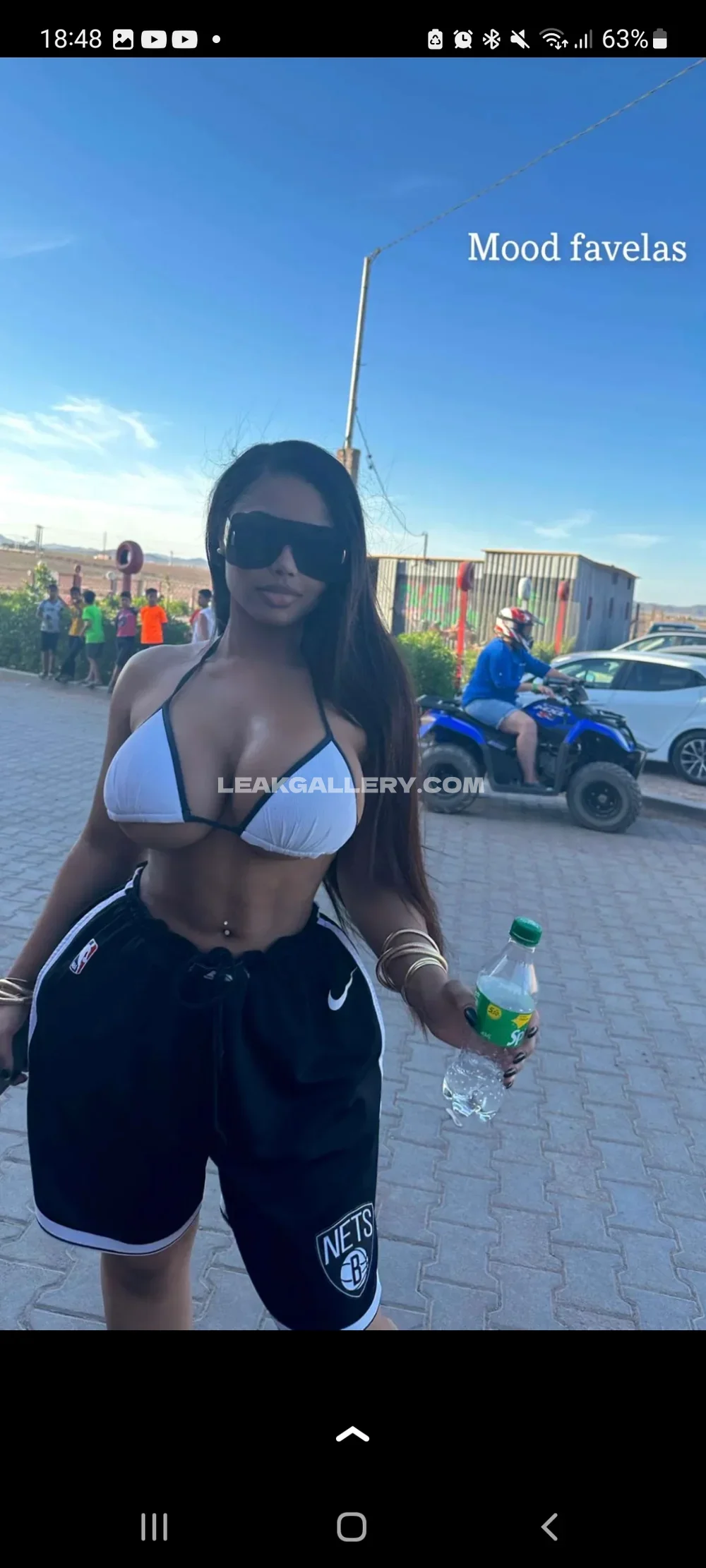 Tootatis Bikini Top Outdoor Pose OnlyFans Photo Leaked