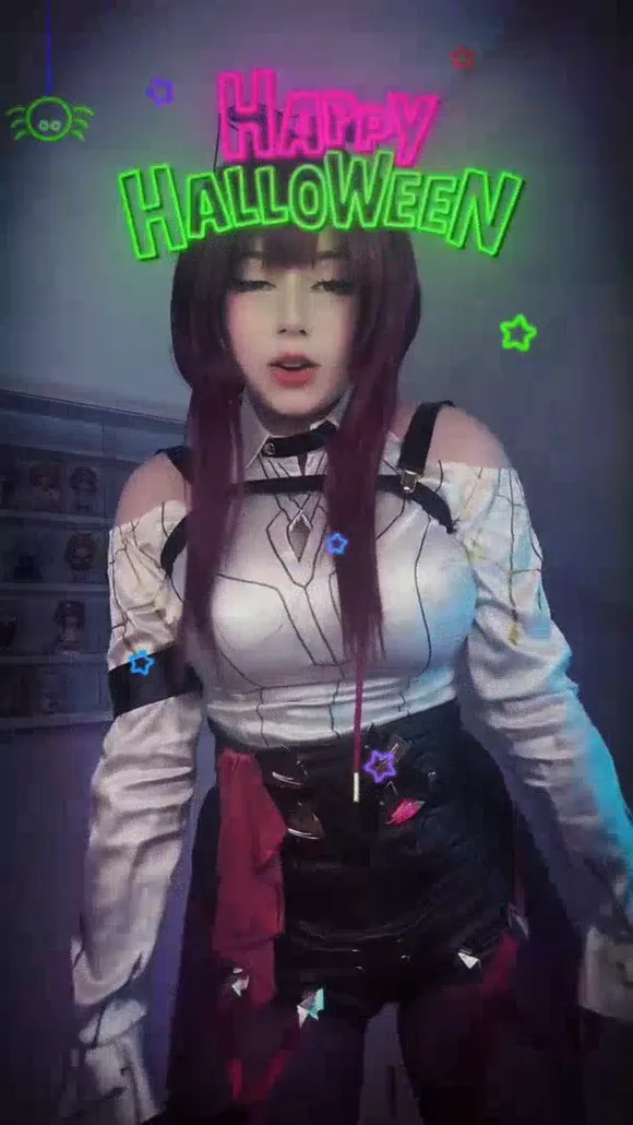 Upminaa Halloween Costume Pose OnlyFans Video Leaked
