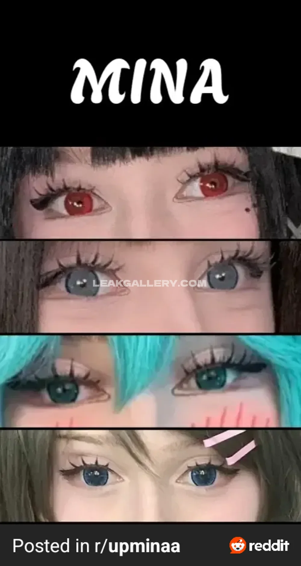 Upminaa Eye Color Change Montage OnlyFans Photo Leaked