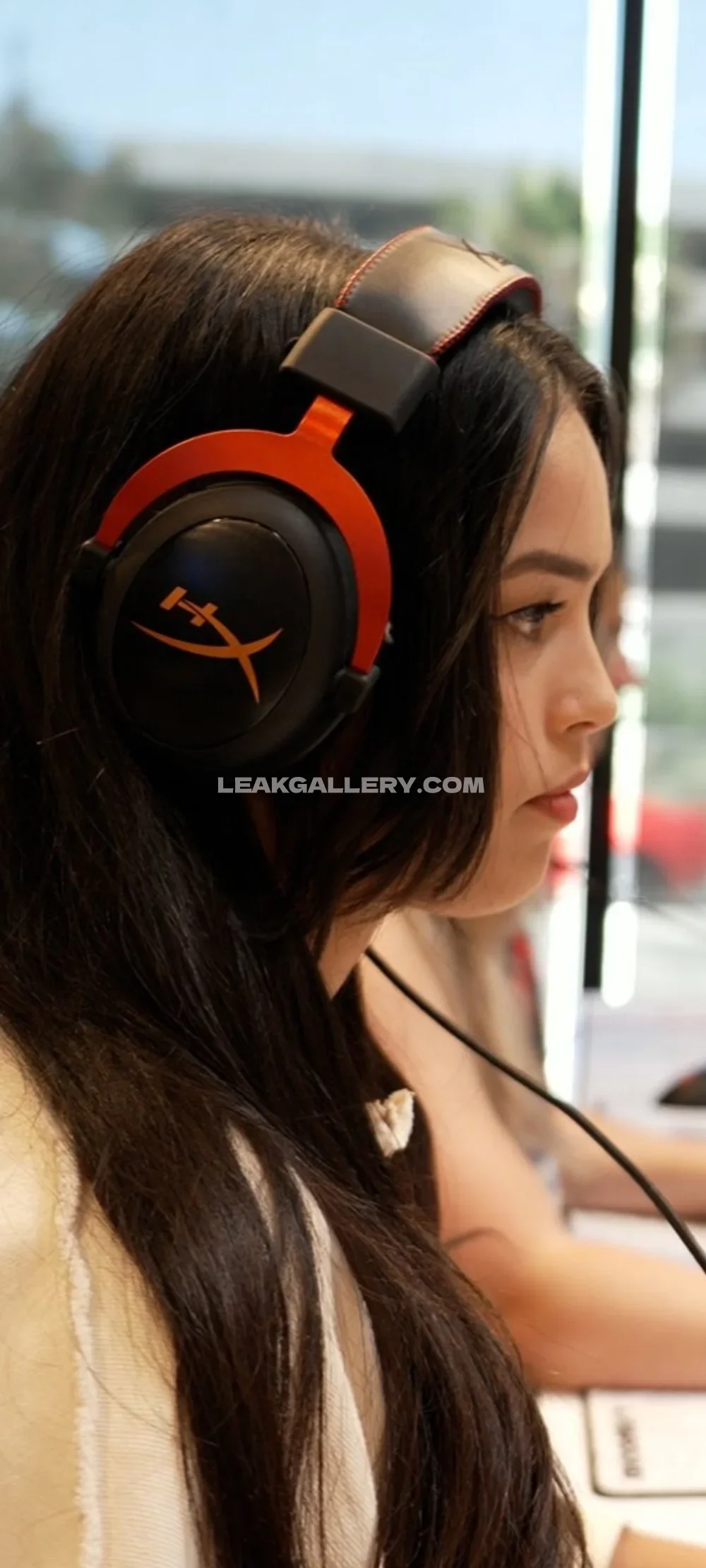 Valkyrae Gaming Headset Side Profile OnlyFans Photo Leaked