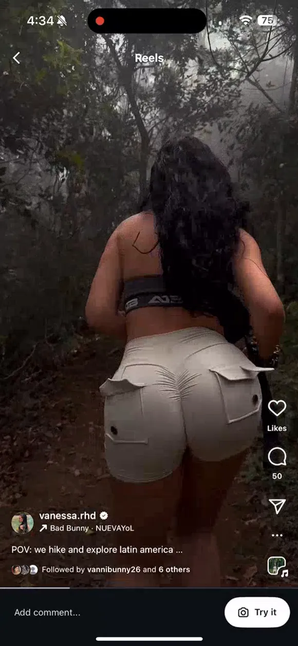 Vanessa.rhd Hiking Shorts Ass View OnlyFans Video Leaked