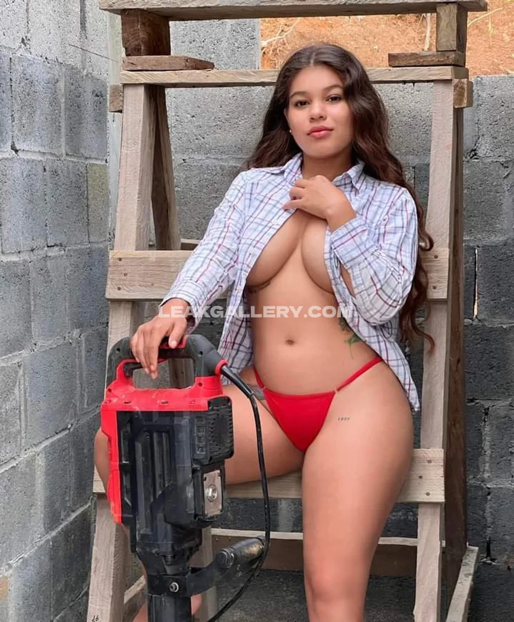 Yanethmarin Red Thong And Open Shirt OnlyFans Photo Leaked