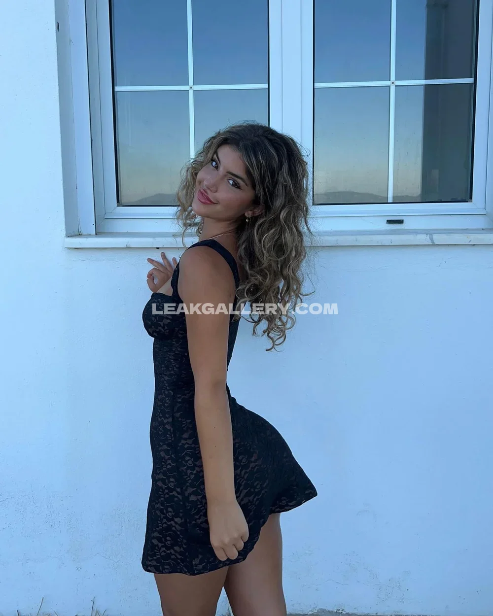 Zoegara Lace Dress Pose OnlyFans Photo Leaked