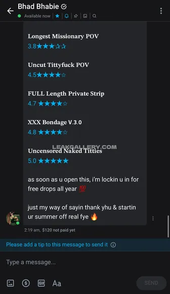Bhadbhabie / bhadbhabiexrated / Danielle Bregoli Exclusive Leaked Nude Onlyfans #4765573