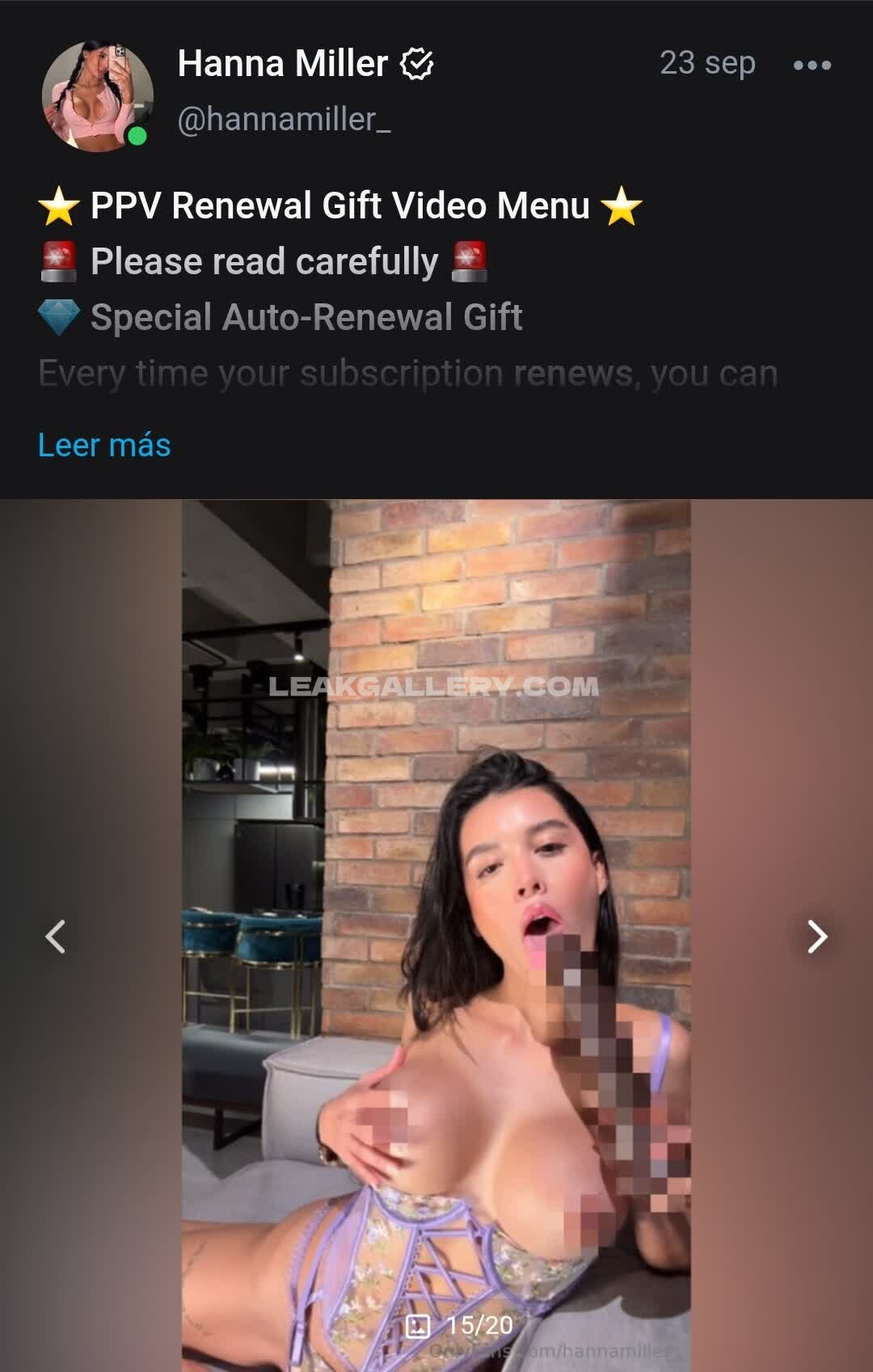 Hannamiller / hannah_miller Exclusive Leaked Nude OnlyFans #9737957